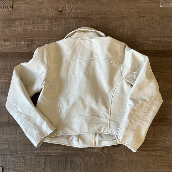 Abercrombie & Fitch Women's Vegan Leather Biker Jacket Size Large - Picture 11 of 11